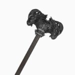 Black Calfera Two-Handed LARP Hammer