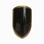 Black and Gold Ready For Battle LARP Kite Shield