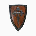 Crusader LARP Shield – Wood and Steel