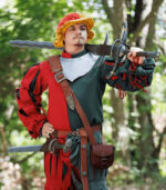 Long Doppelsoldner LARP Flamberge - Image 4